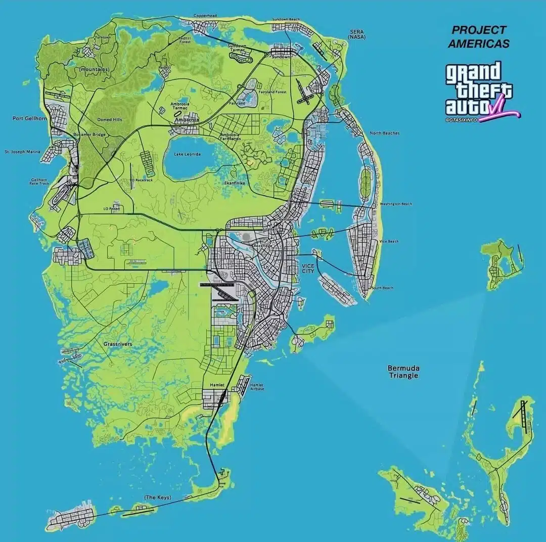 Unveiling The Expansive Territory Of Gta 6 A Comprehensive Exploration Of The Leaked Map 1754